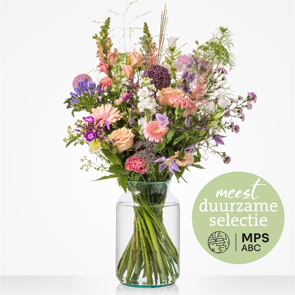 Duurzaam Pasteltinten boeket