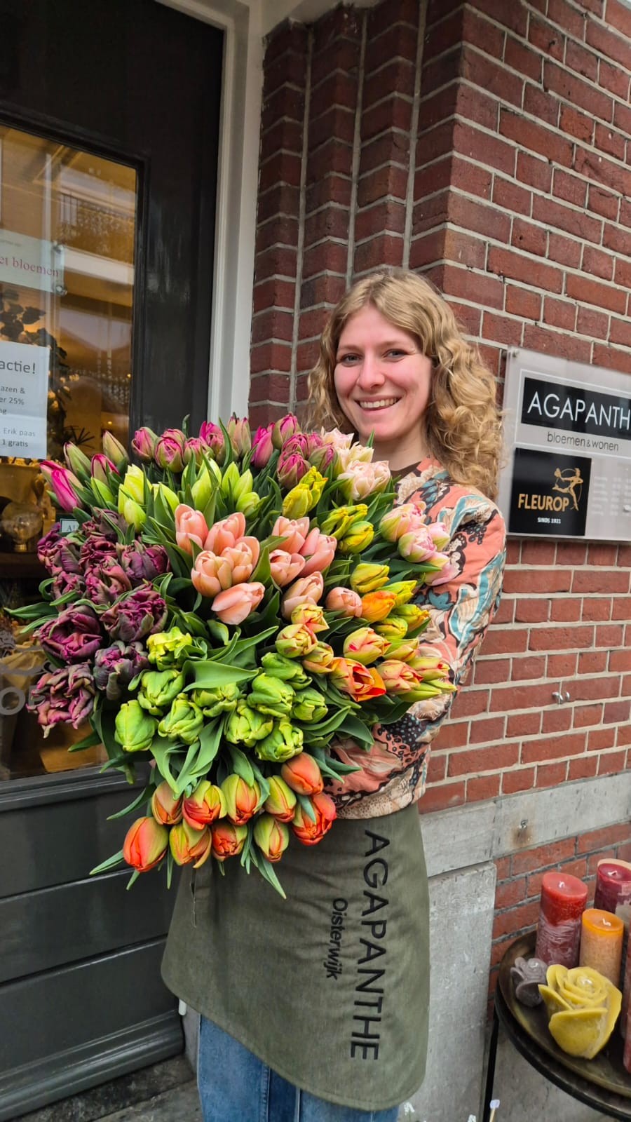 Biologisch Tulpen boeket